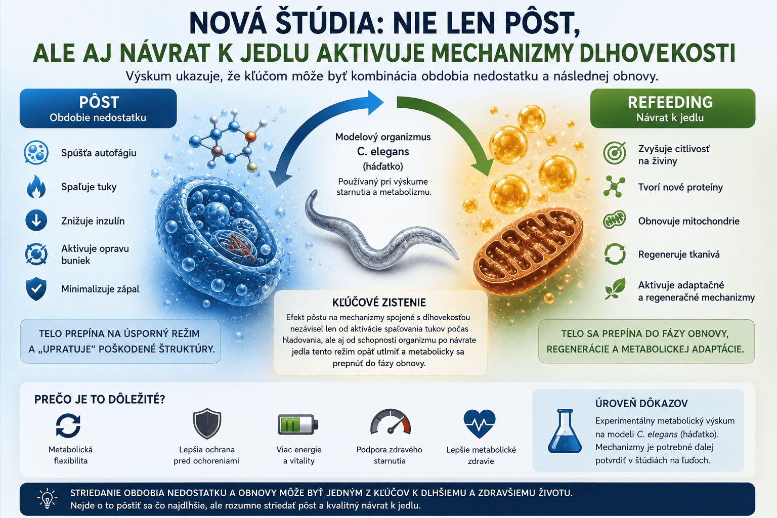 Nová štúdia: možno nie pôst, ale návrat k jedlu spomaľuje starnutie