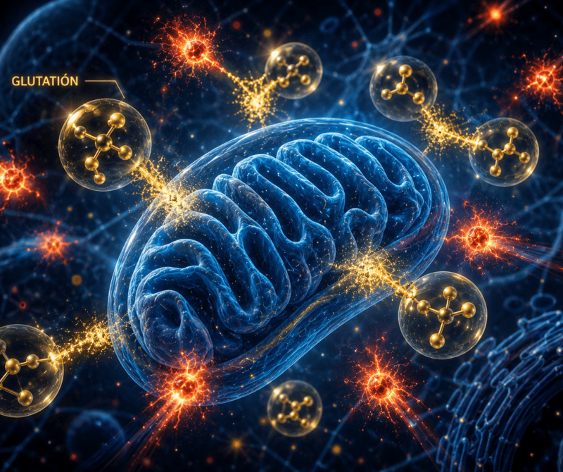 mitochondrie -glutatión