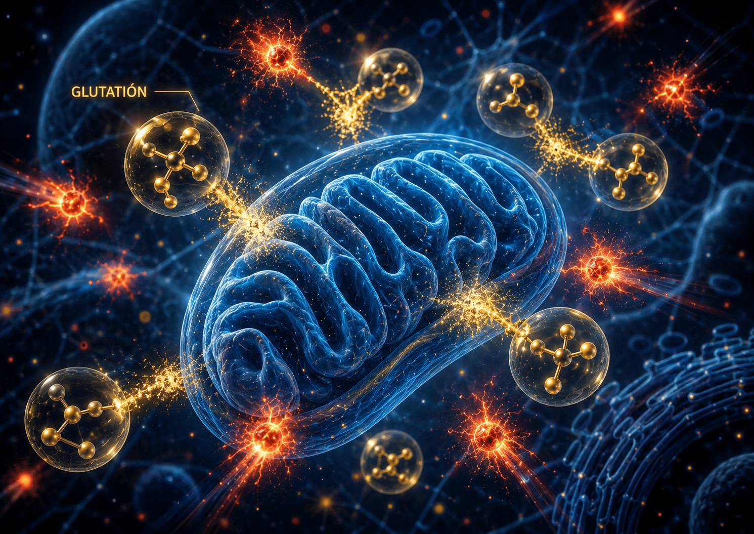 mitochondrie -glutatión