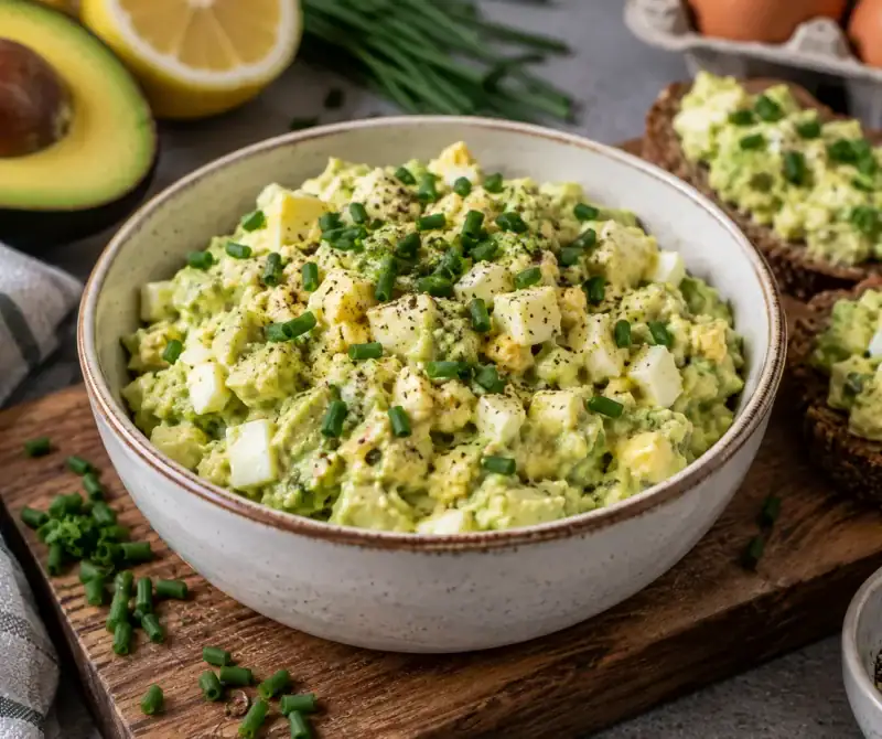 Vajíčková nátierka s avokádom – low-carb recept