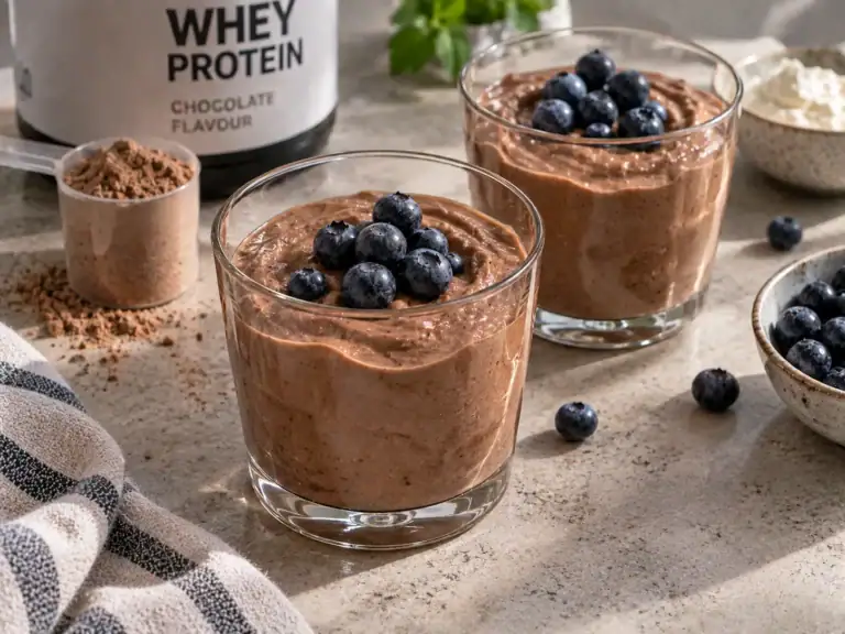 Proteínový termix s čučoriedkami