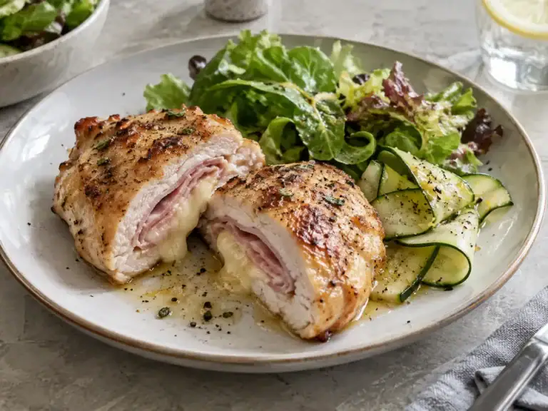 Kuracie Cordon Bleu bez trojobalu