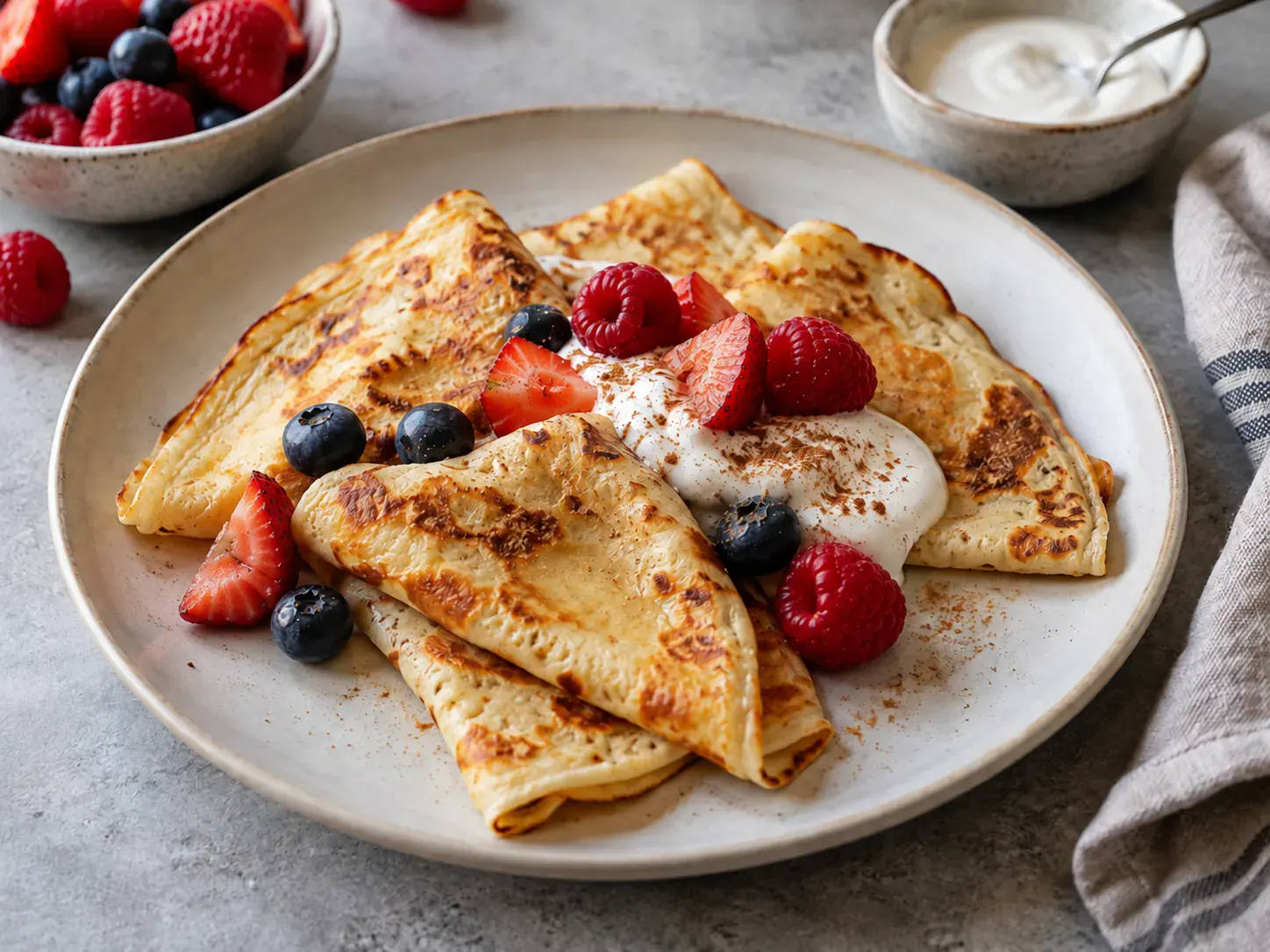 Tvarohové palacinky bez múky